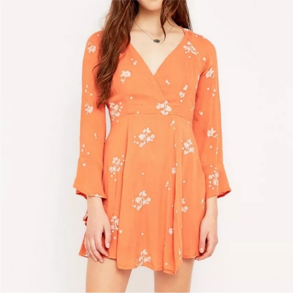 Free People Jasmine Embroidered Mini Dress